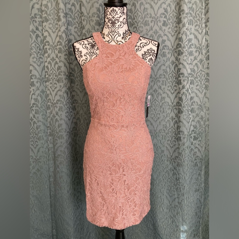 City Studio | NWT Glitter Floral Lace Bodycon Dress - Picture 2 of 8